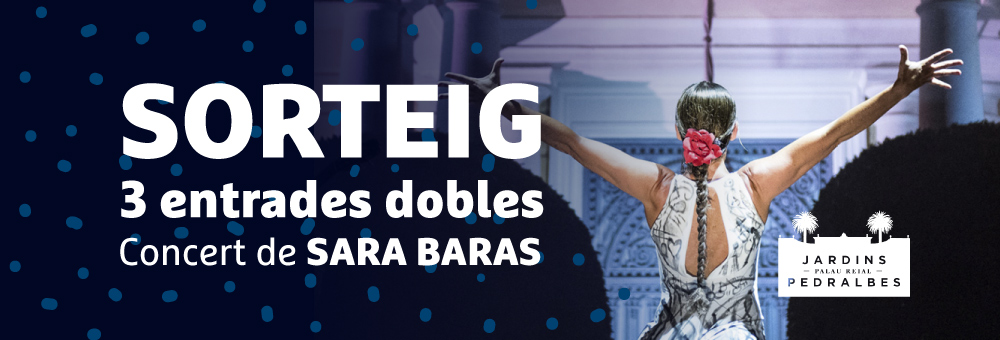 Sortegem tres entrades dobles per al concert de Sara Baras al Festival Jardins de Pedralbes!