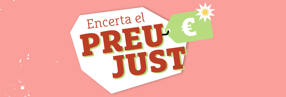 “Encerta el preu just” i guanya un lot de fruites i verdures de temporada de collita pròpia!