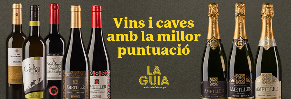 Els vins de Família Ametller triomfen a la Guia dels Vins de Catalunya i el Rosselló 2022