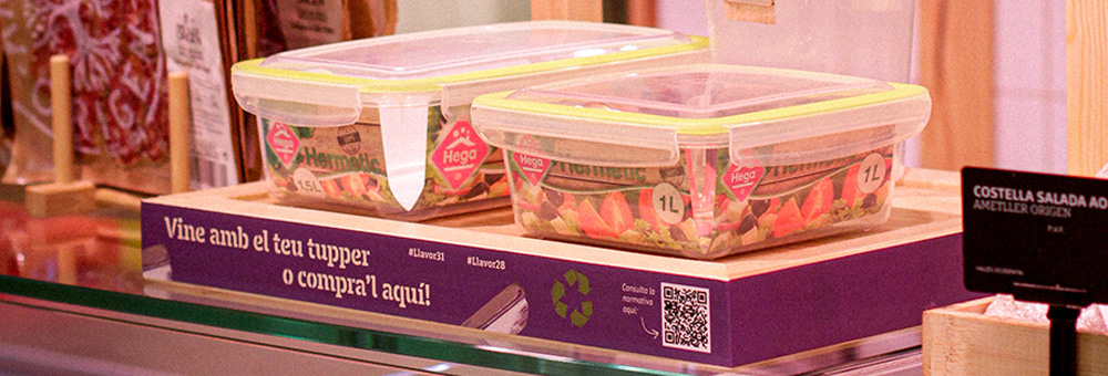 Ens adherim al protocol de reutilització d’envasos de Rezero