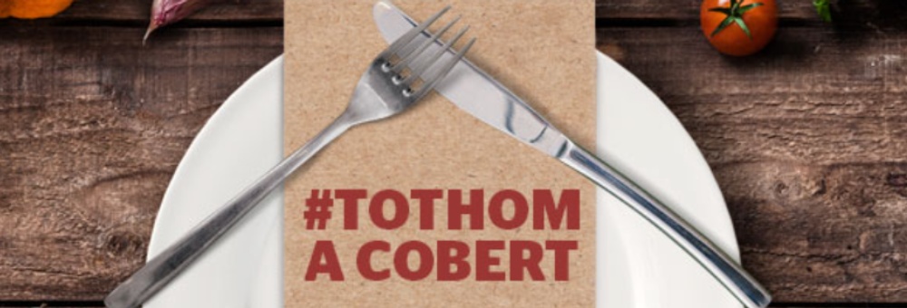 Sopar solidari #TOTHOM A COBERT amb la Fundació Arrels. Suma-t’hi!