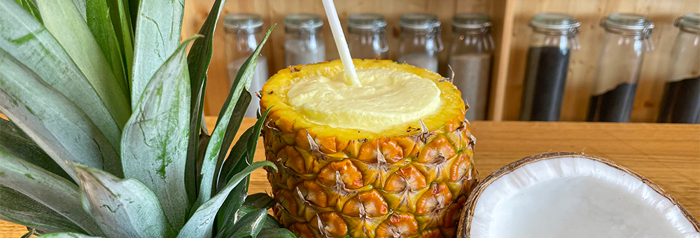 Pinya colada en tres passos!