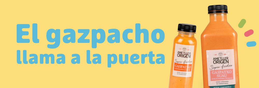 Nuestro famoso gazpacho llega a tu casa