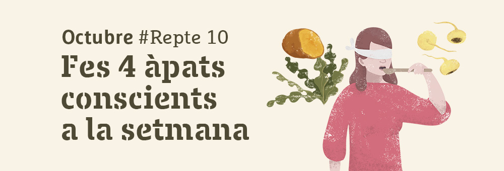 Gaudeix dels àpats sense distraccions i suma’t al repte d’octubre