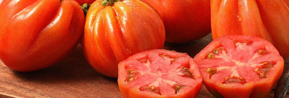 Tomàquet cor de bou, una delícia carnosa i molt sucosa