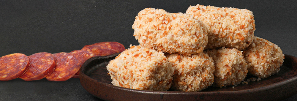 Degusta las croquetas virales de paella de Nandu Jubany