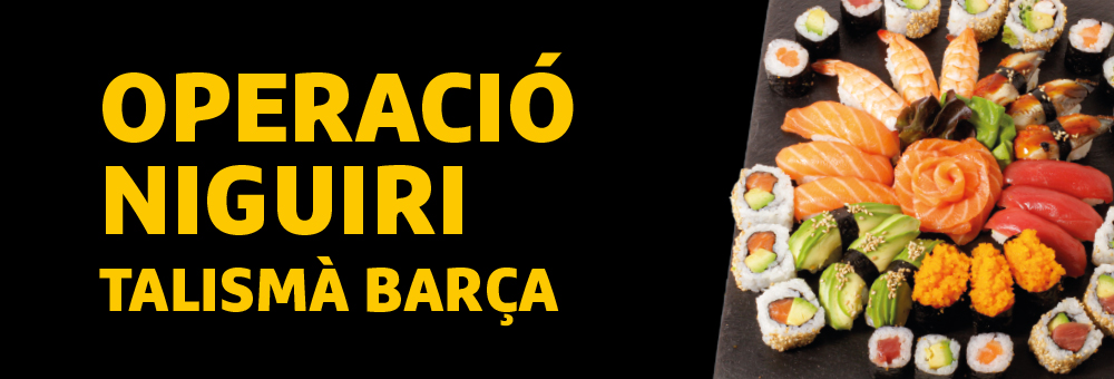 Sorteig de sushi per gaudir de la Champions!