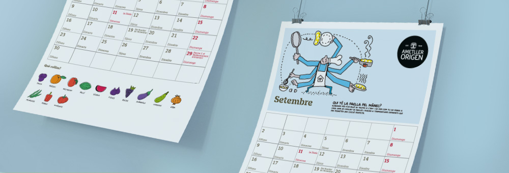 Ja està disponible el nou calendari mensual