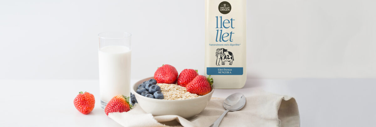 Llet sencera A2: mateixos nutrients, millor sensació